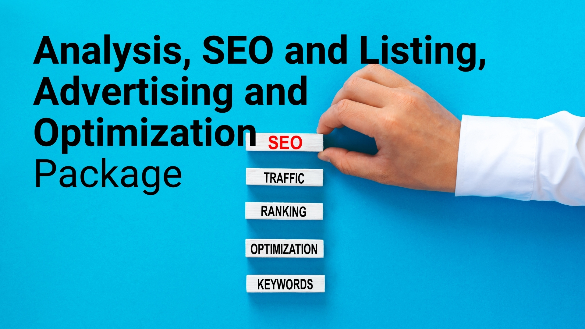 Analysis, SEO and Listing, Advertising and Optimization Package